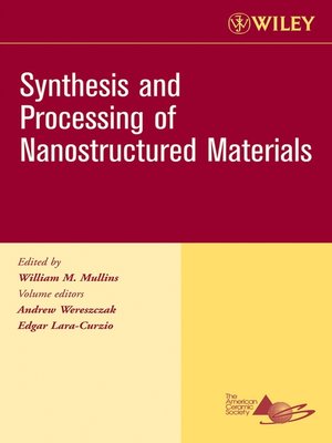 cover image of Synthesis and Processing of Nanostructured Materials